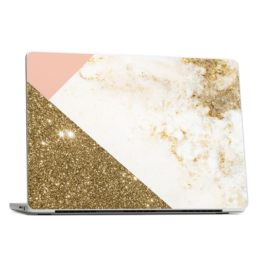 Gold Marble Collage  MacBook Skin