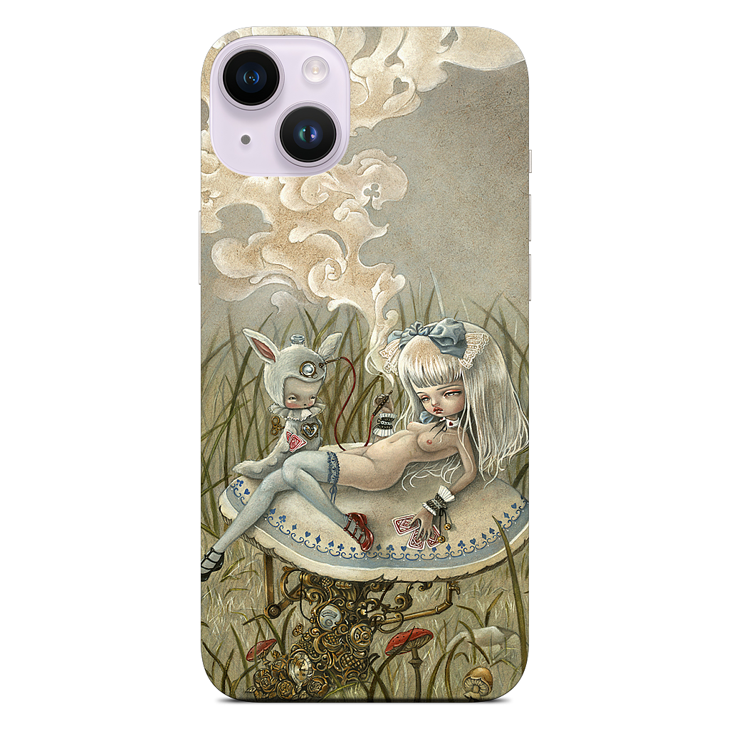 Alice and the Caterpillar iPhone Skin