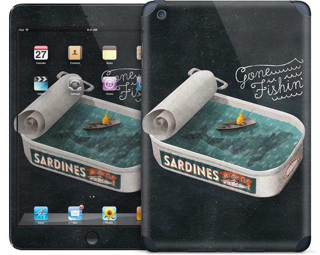 Gone Fishin' iPad Skin