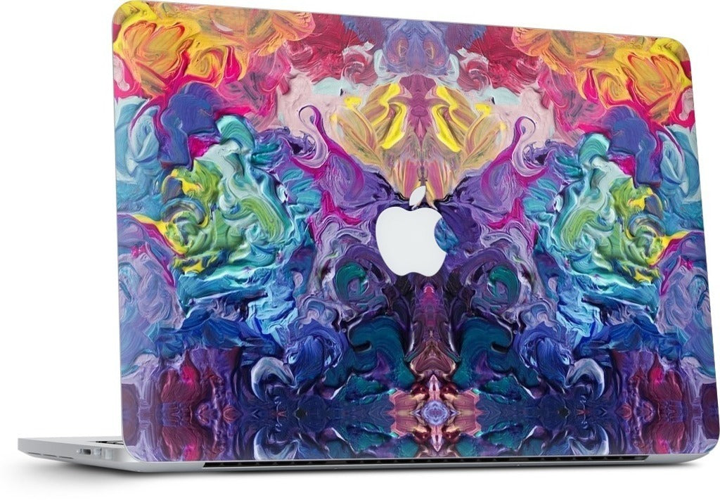 Rainbow Flow Abstract MacBook Skin