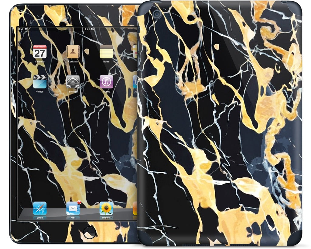 Black Marble iPad Skin