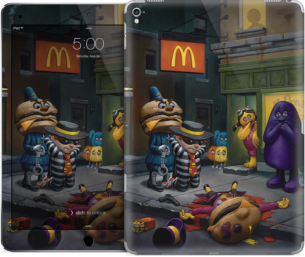 McCheese Gets Greased iPad Skin