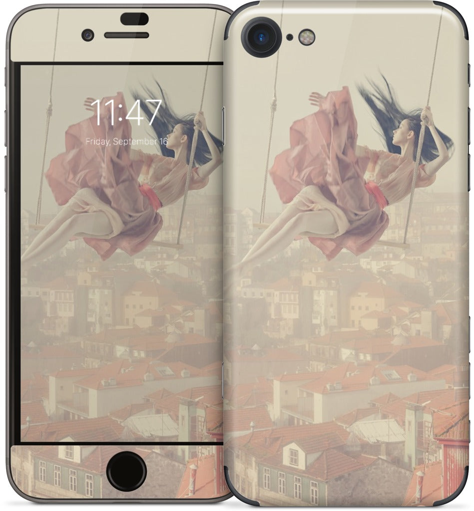 Swinging Over Oporto iPhone Skin