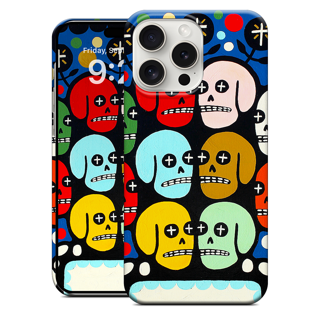 The Many Colors Of Death iPhone Case