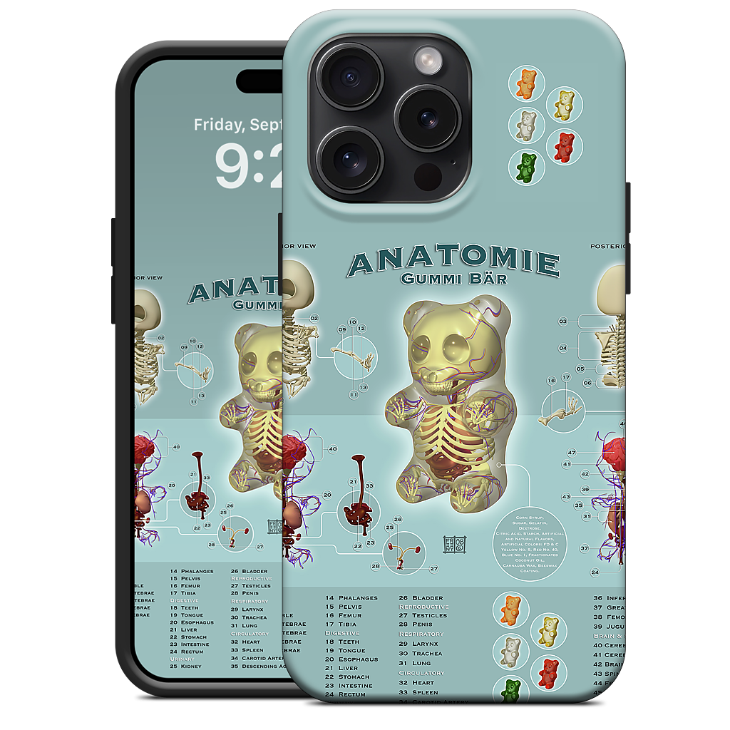 Gummi Anatomie iPhone Case