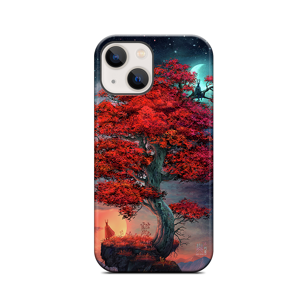 Light & Dark in Equal Parts iPhone Case