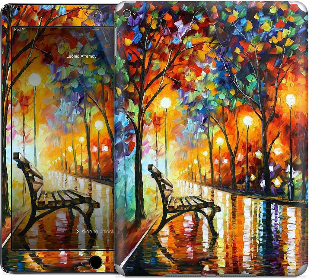 THE LONELINESS OF AUTUMN by Leonid Afremov iPad Skin