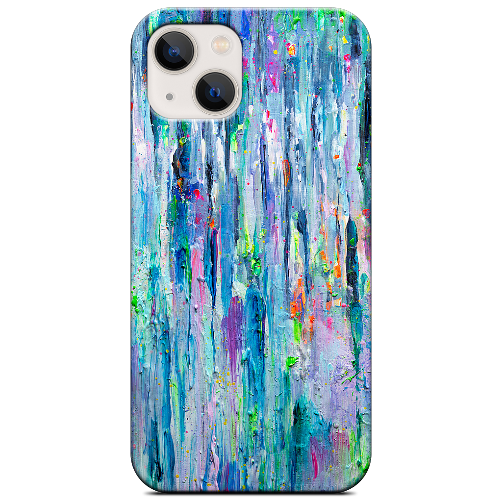 Silver Rain iPhone Case