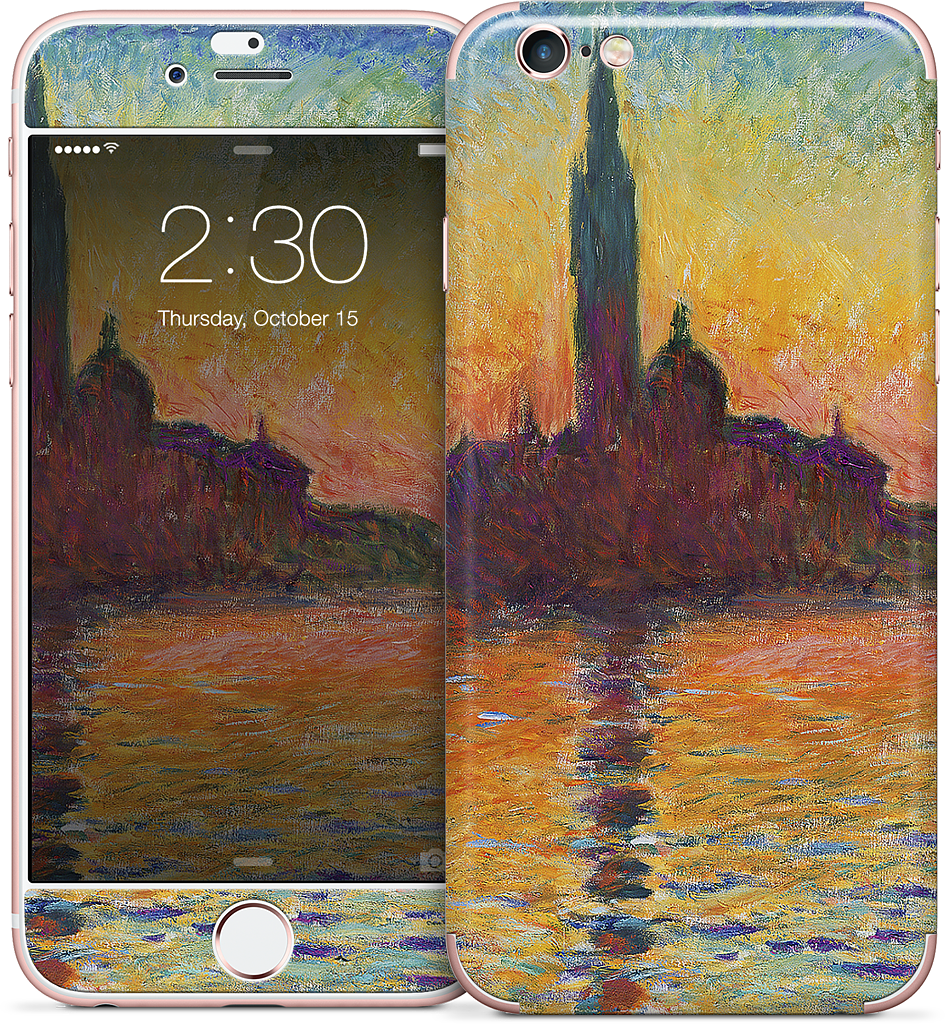 Sunset in Venice iPhone Skin