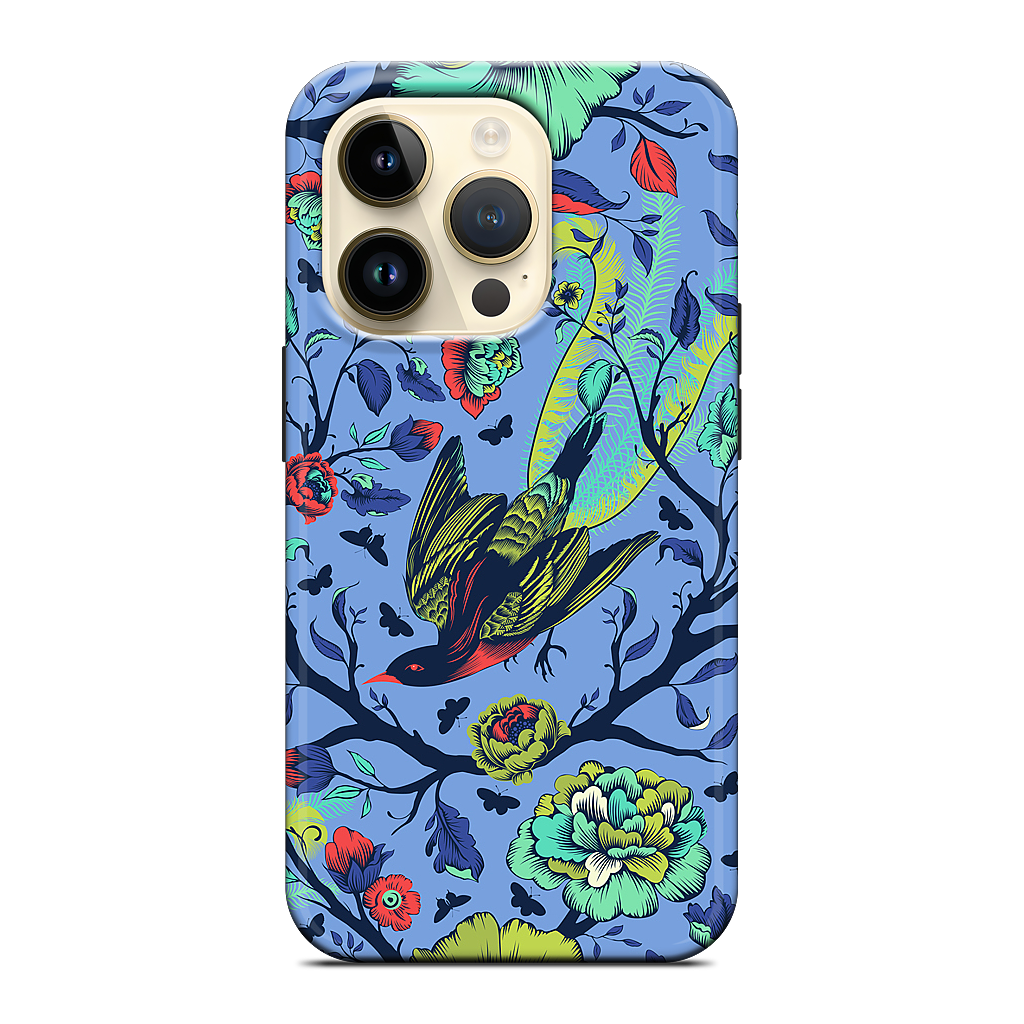 Tail Feathers Lupine iPhone Case