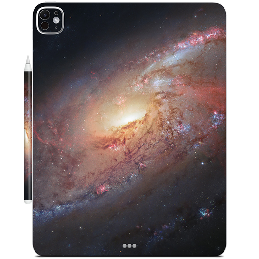 M106 Spiral Galaxy iPad Skin