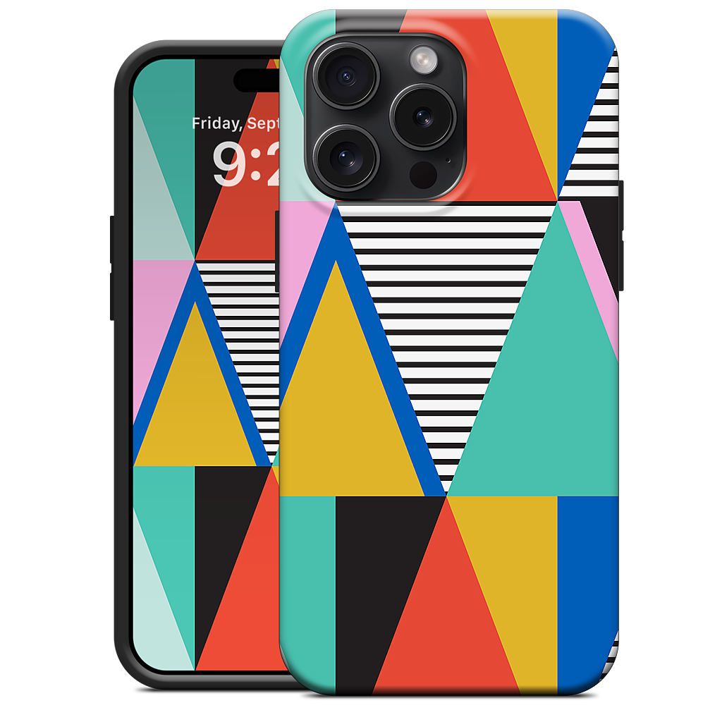 Graphic Triangles iPhone Case