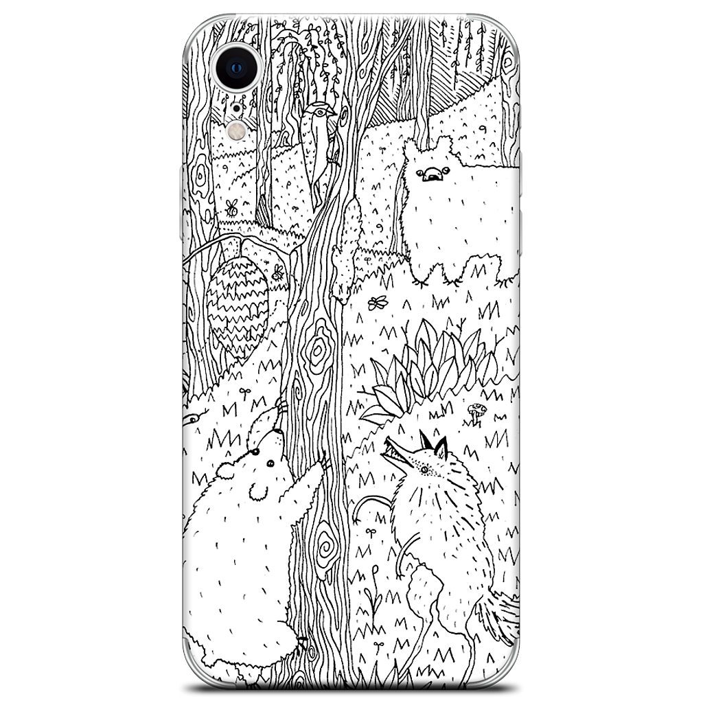 Diurnal Animals of the Forest iPhone Skin