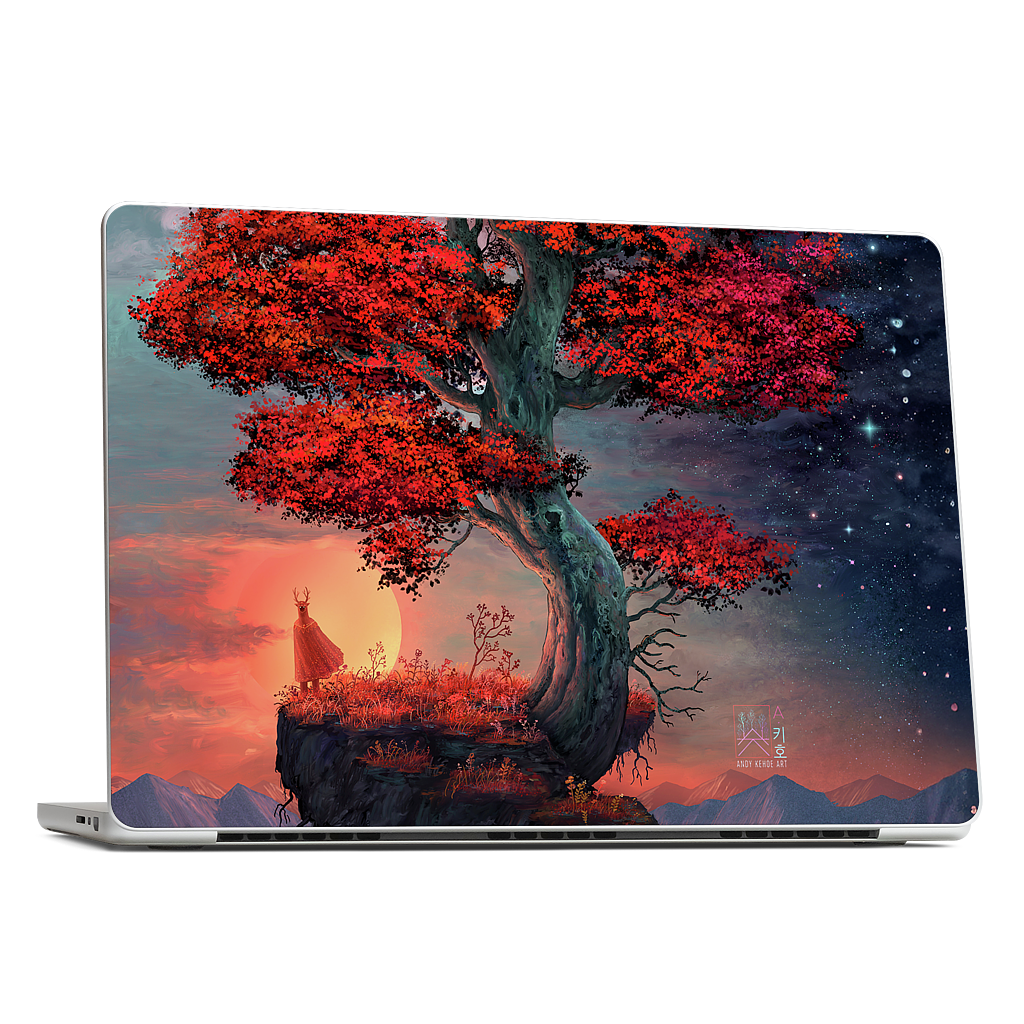 Light & Dark in Equal Parts MacBook Skin