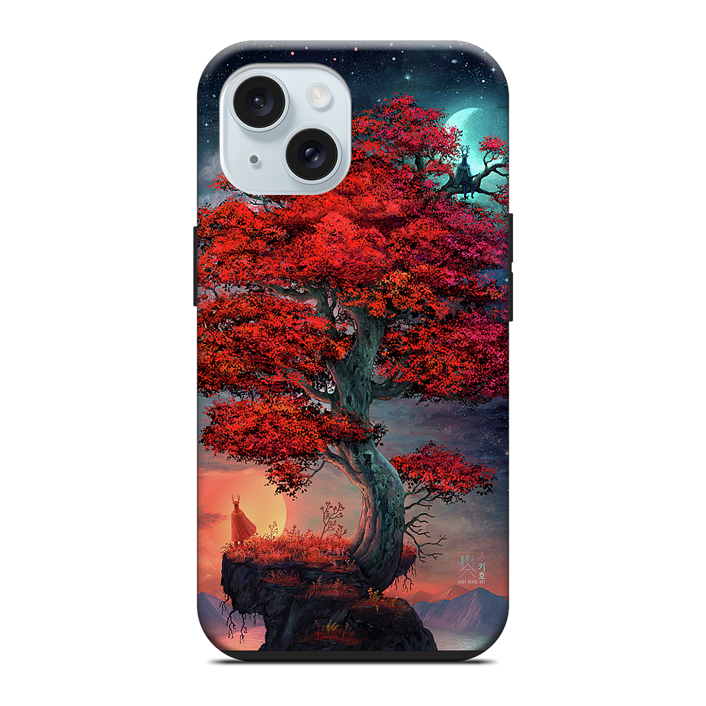 Light & Dark in Equal Parts iPhone Case