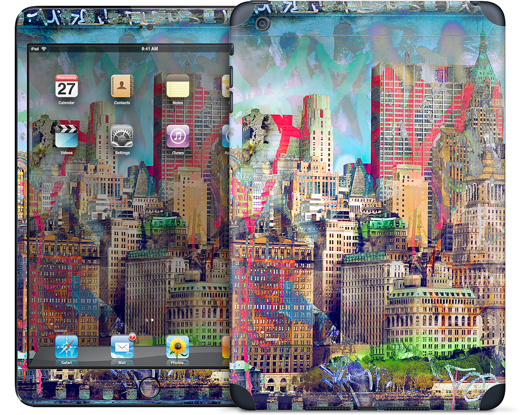 Graffiti Skyline iPad Skin