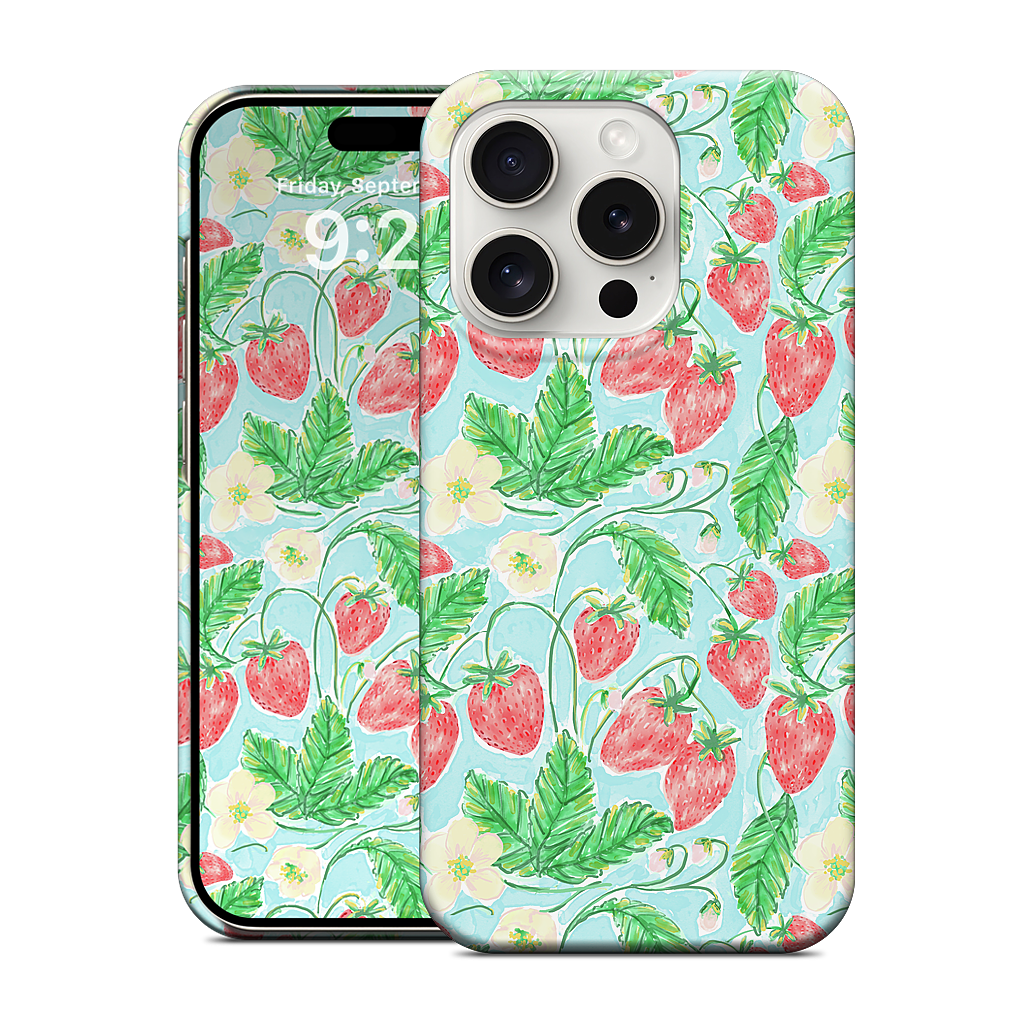 Wild Strawberries iPhone Case