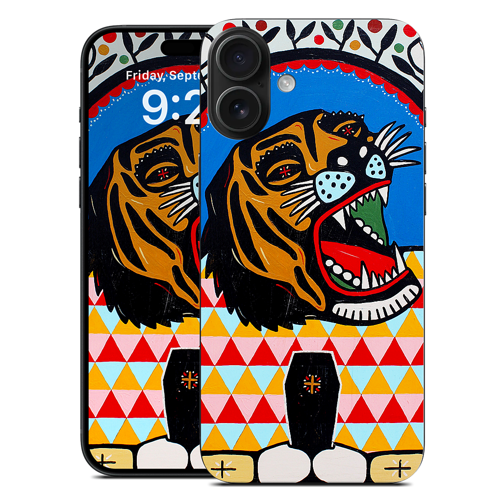 Tiger Coffin iPhone Skin