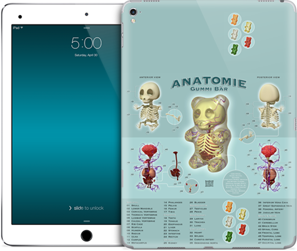 Gummi Anatomie iPad Skin