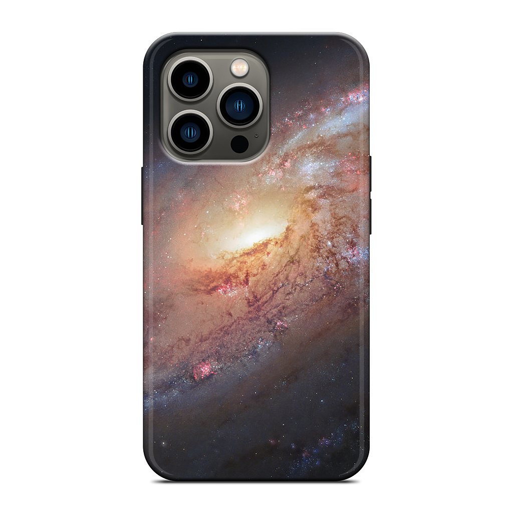 M106 Spiral Galaxy iPhone Case