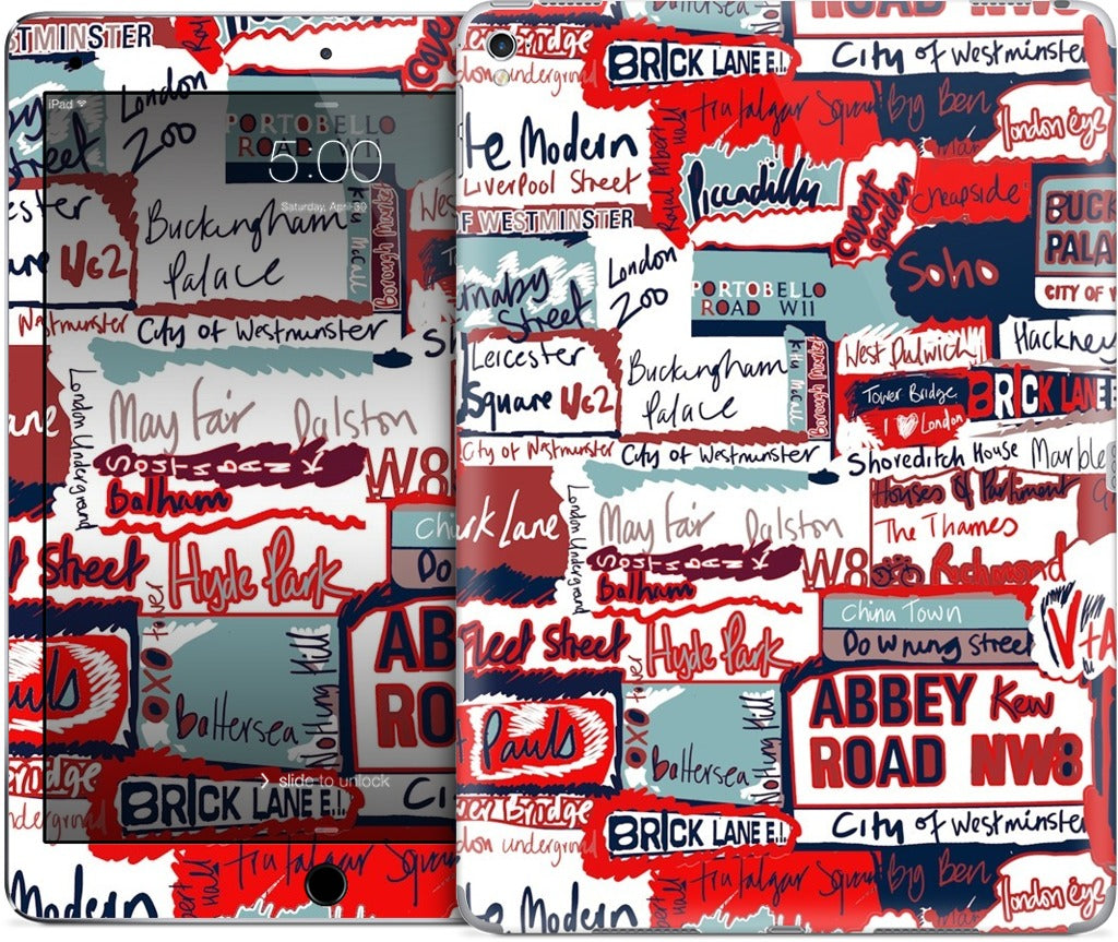 London Words iPad Skin