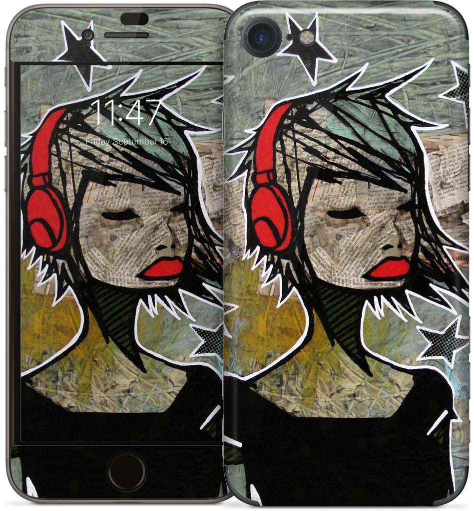 Night Music iPhone Skin