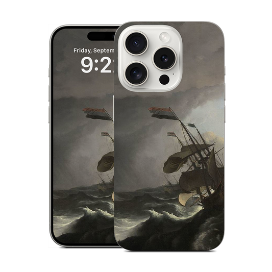 Warships During a Storm iPhone Skin