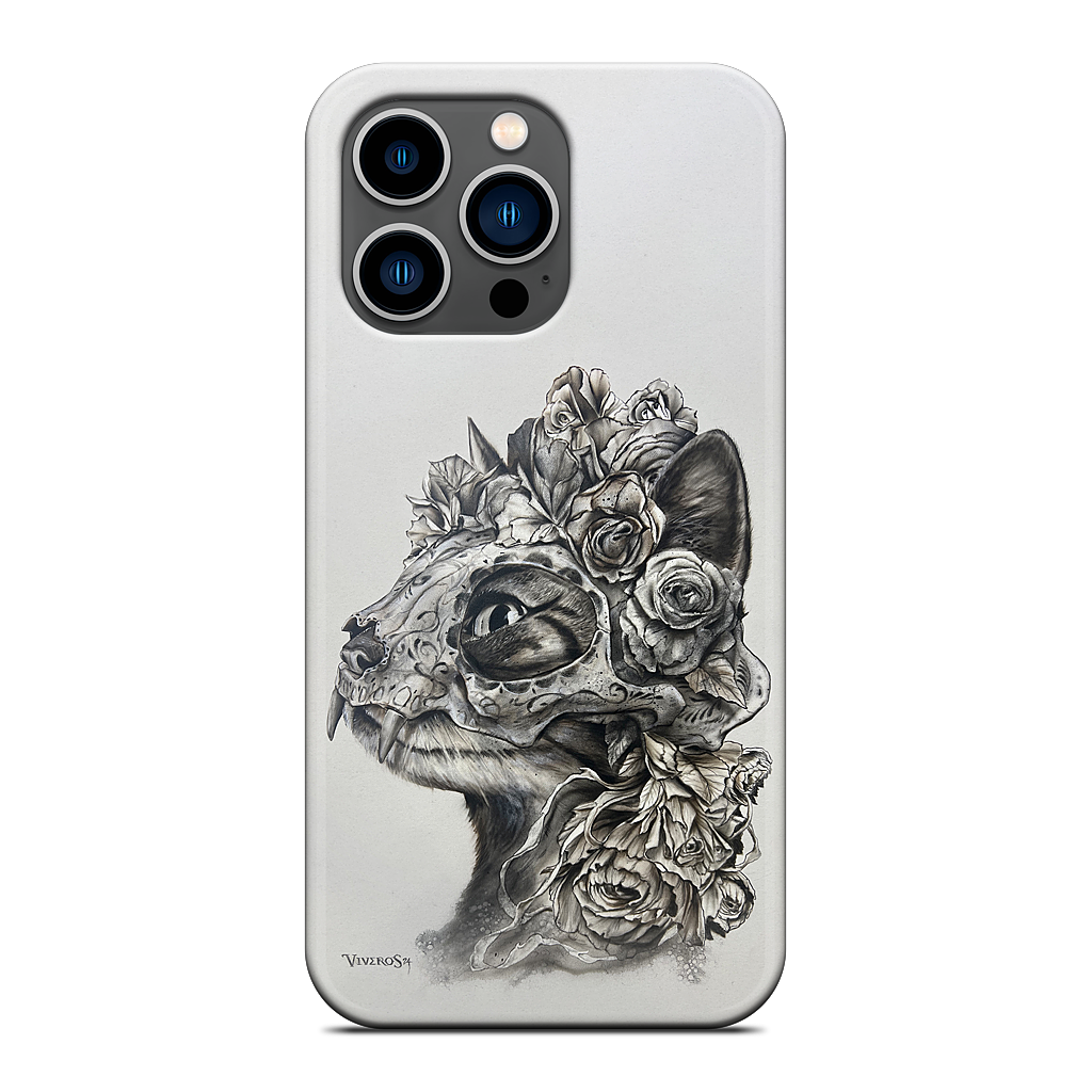 Muerte Cat iPhone Case