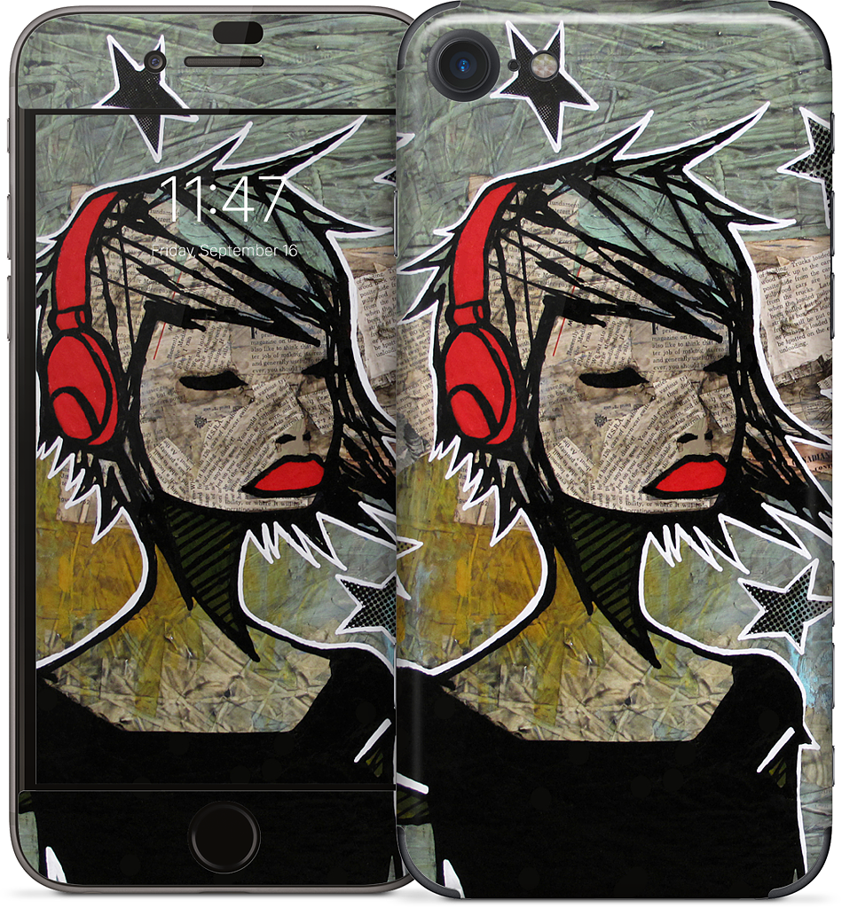 Night Music iPhone Skin