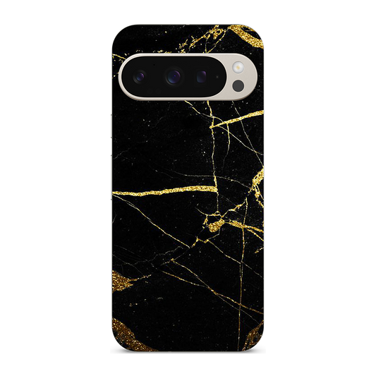 Black and Gold Marble Google Phone