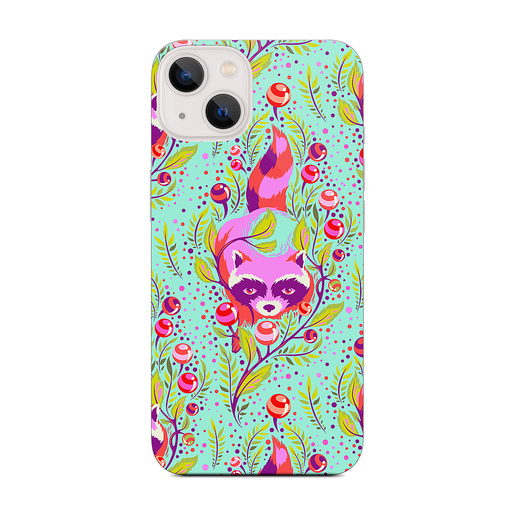 Raccoon Poppy iPhone Skin