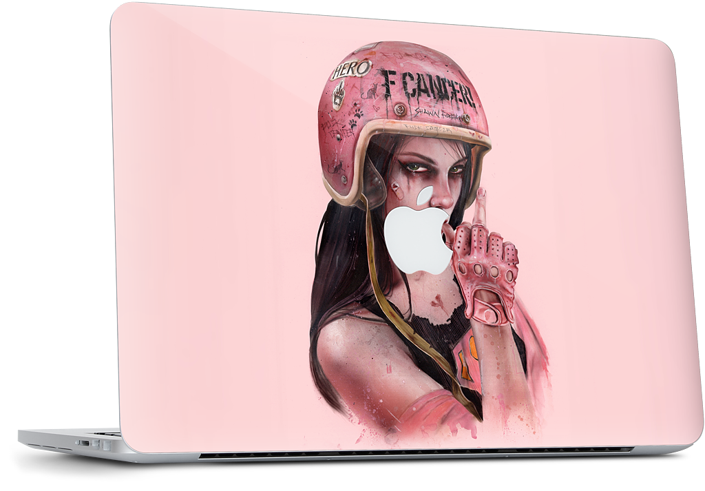 F Cancer MacBook Skin