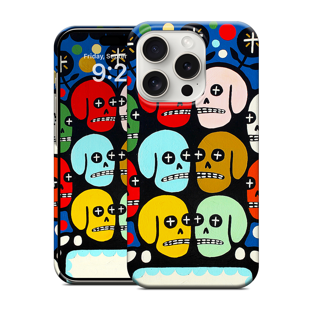 The Many Colors Of Death iPhone Case