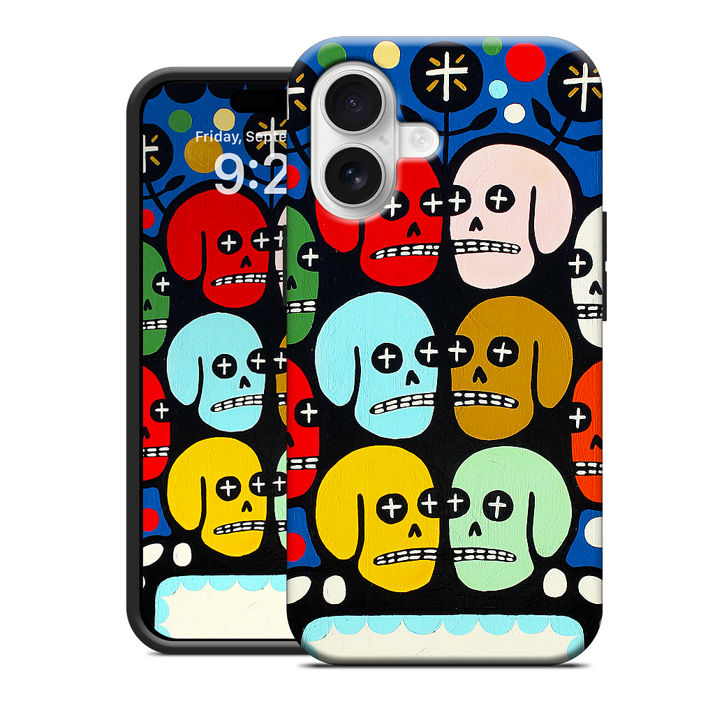 The Many Colors Of Death iPhone Case