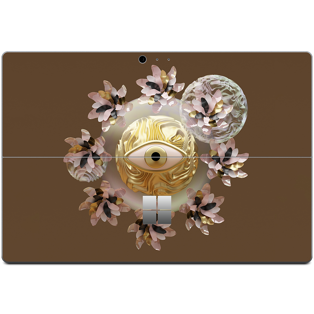 Golden Flowers Microsoft Skin