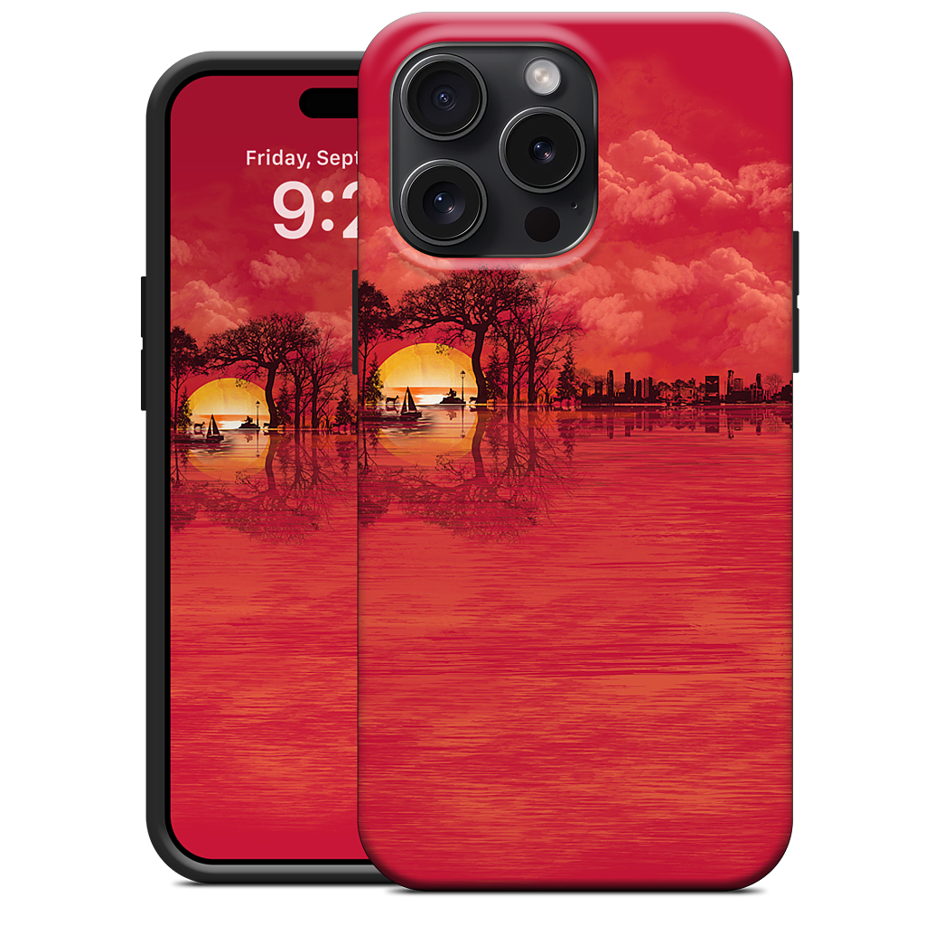 Musical Sunset iPhone Case