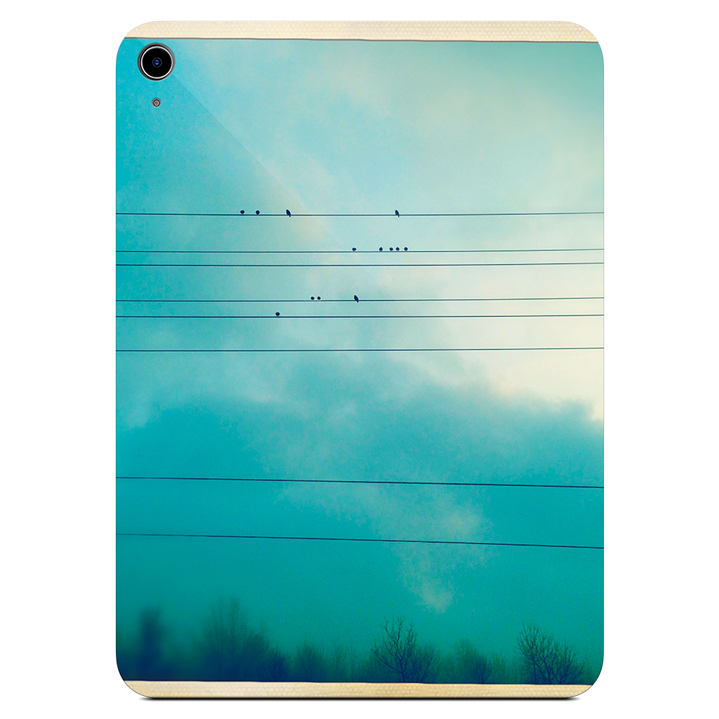 Birds on a wire iPad Skin