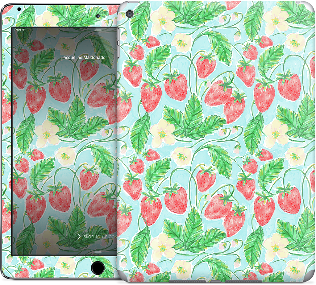 Wild Strawberries iPad Skin