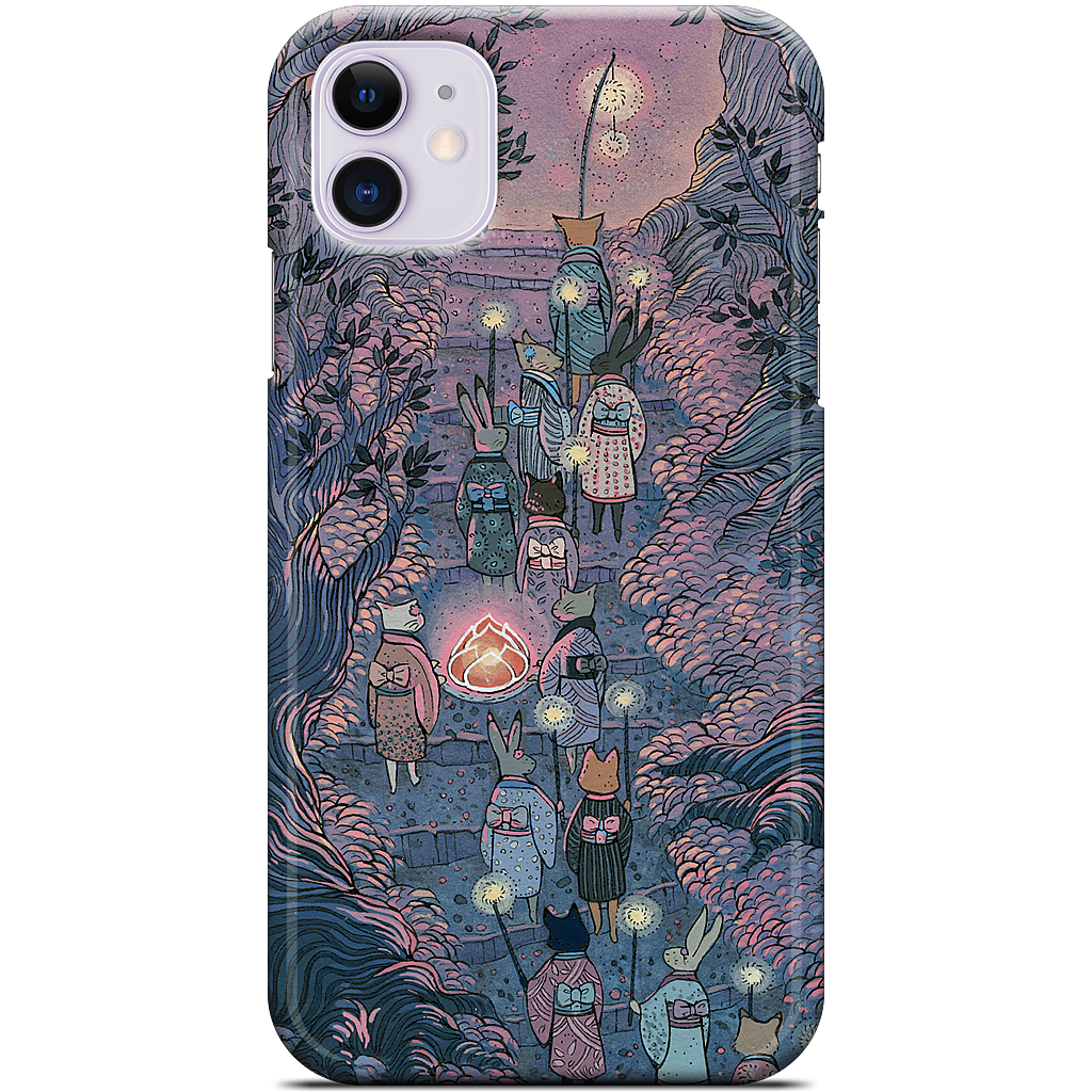 Woodland Procession iPhone Case