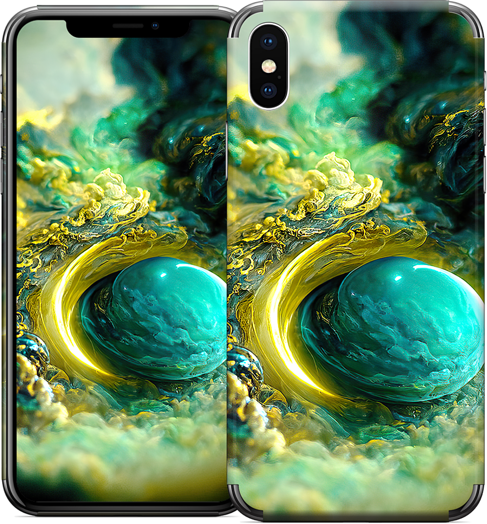 Planetary Accretion iPhone Skin