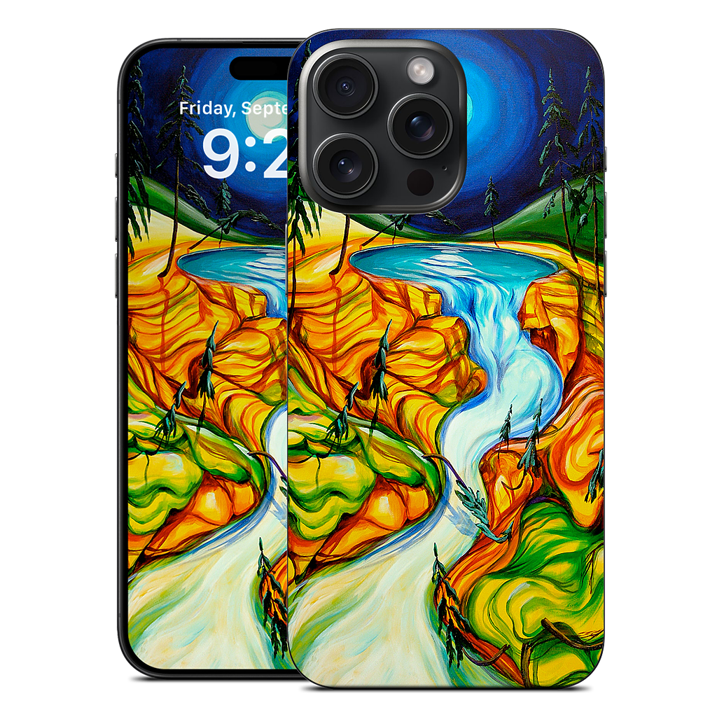 Cup Of Life Athabasca Falls Jasper iPhone Skin