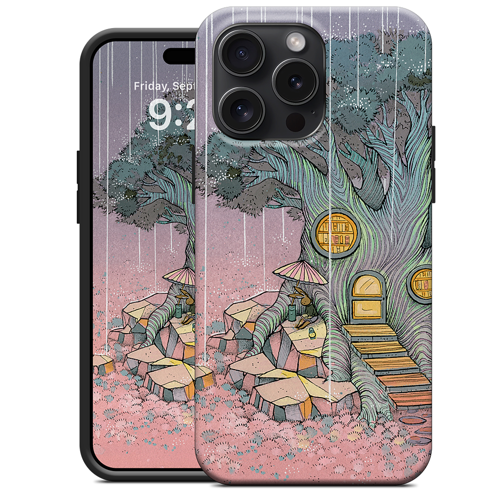 Rainy Day In The Library iPhone Case