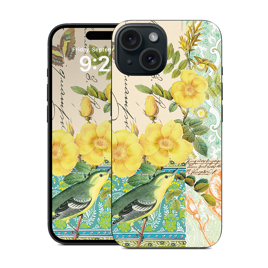 Yellow Bird iPhone Skin