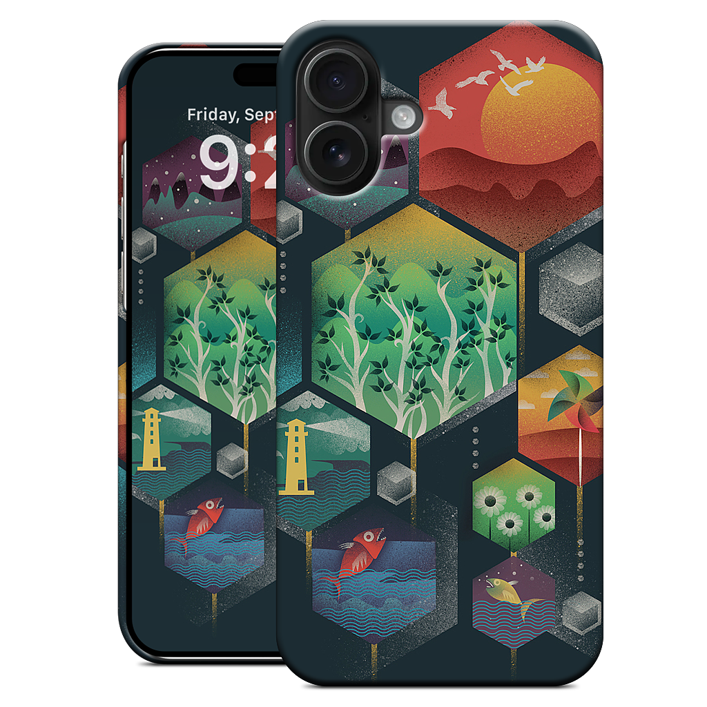 Geometrical Wonders iPhone Case