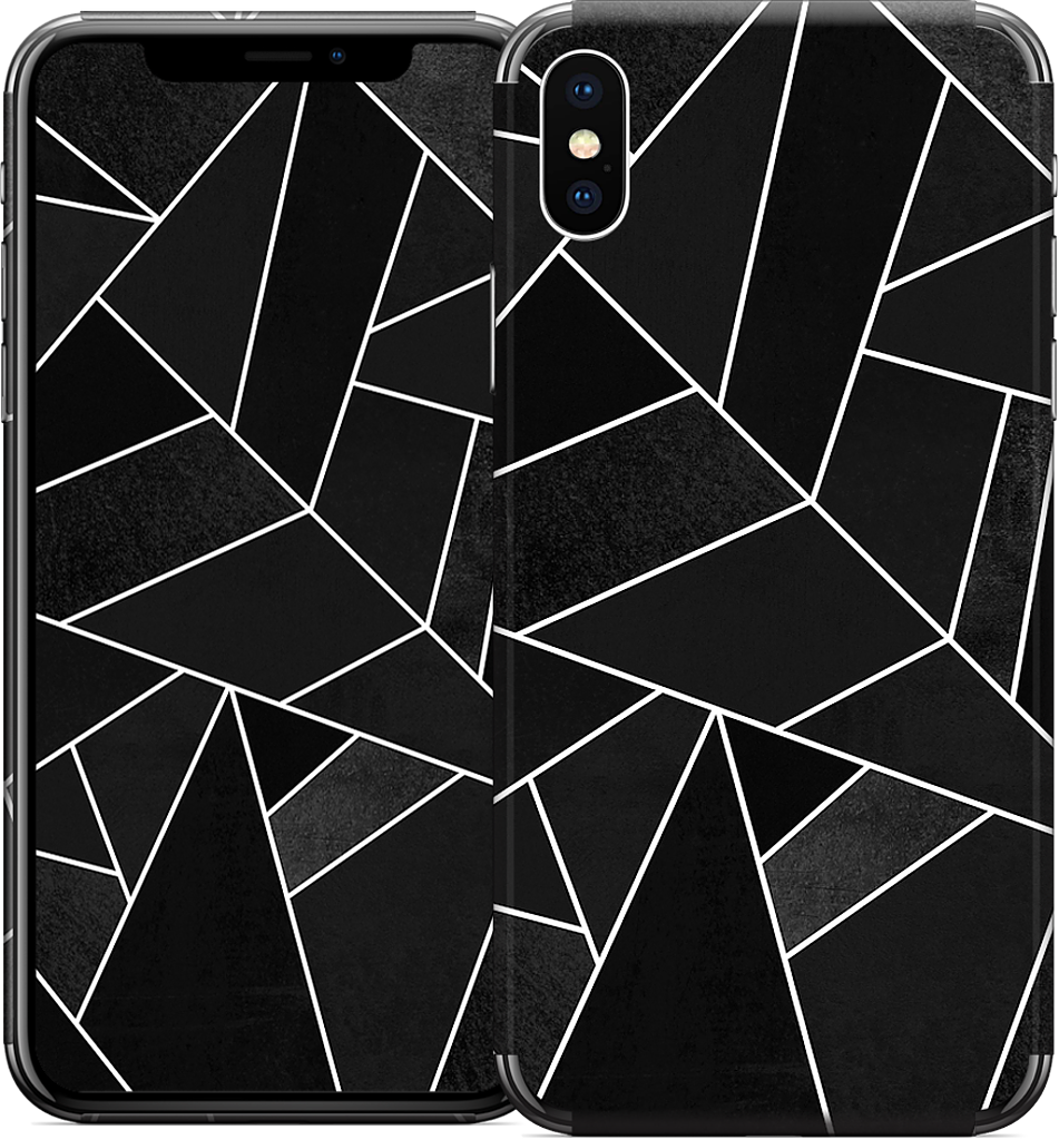 Black Stone iPhone Skin