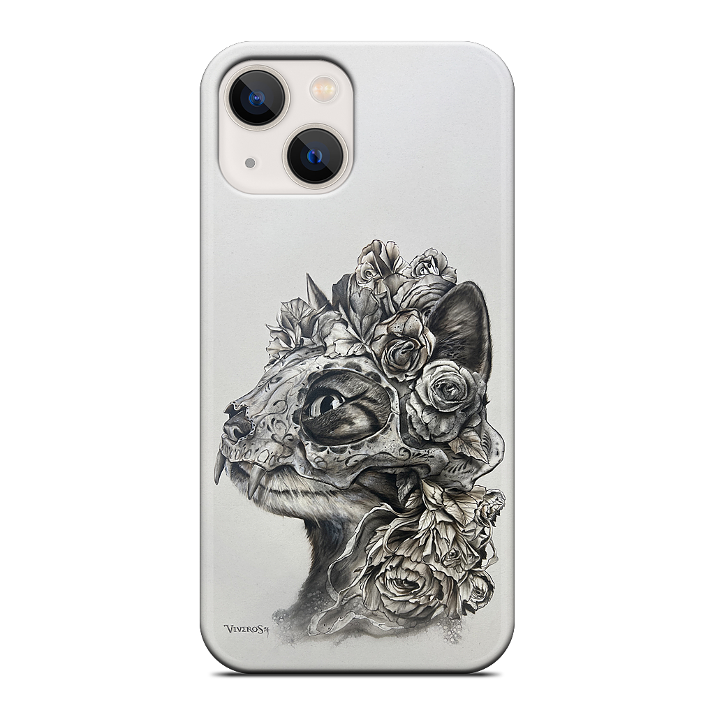 Muerte Cat iPhone Case