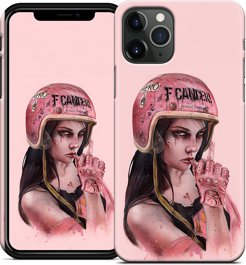 F Cancer iPhone Case