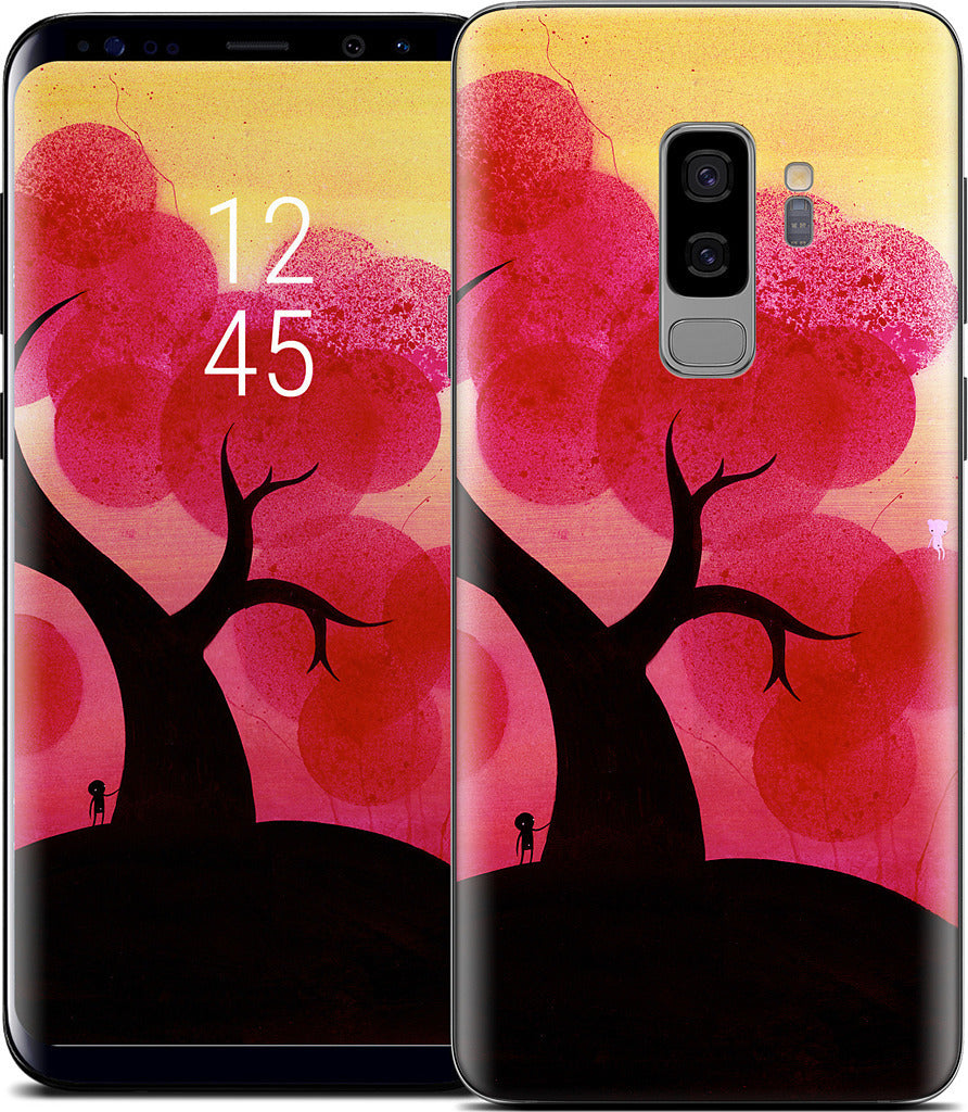 Red Blossoms Samsung Skin