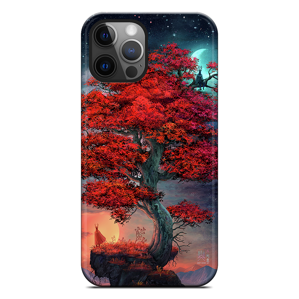 Light & Dark in Equal Parts iPhone Case