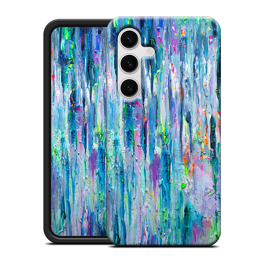 Silver Rain Samsung Case